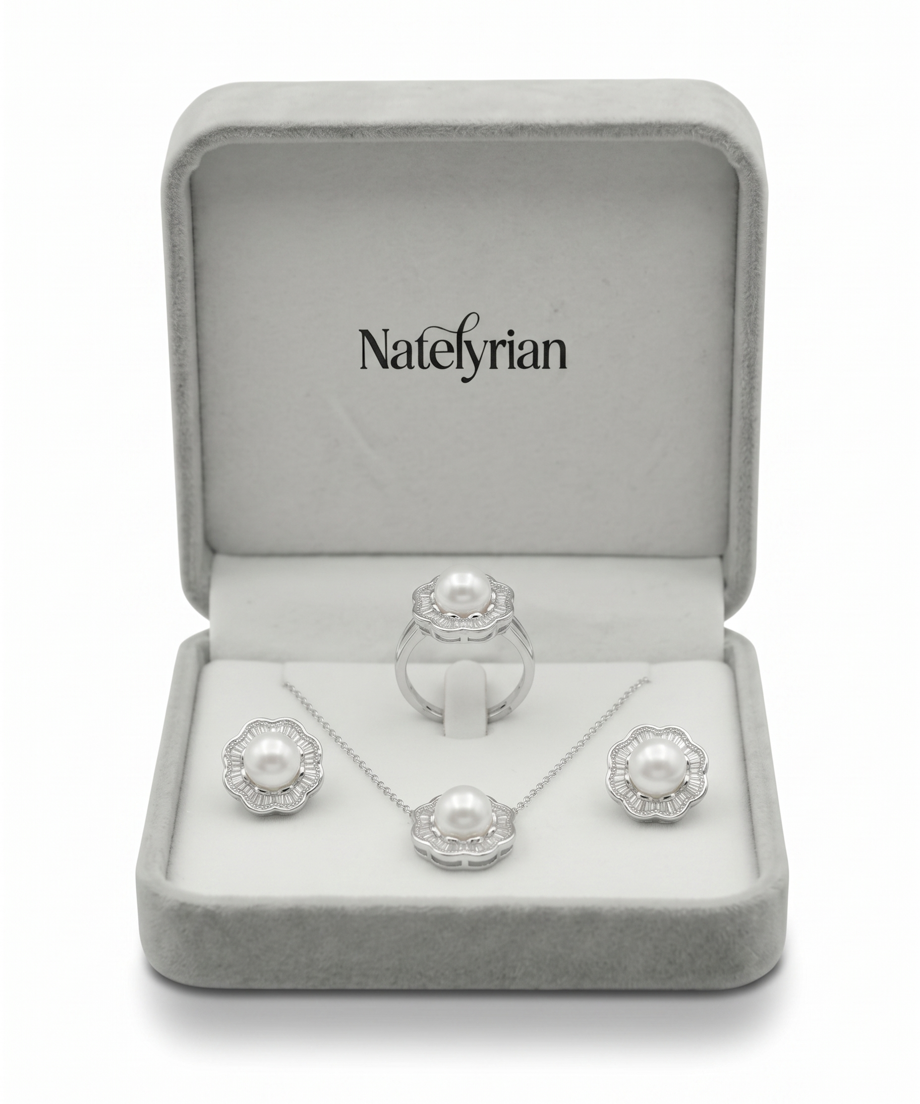 Freshwater Pearl Sunburst Stud Gift Sets by Natelyrian