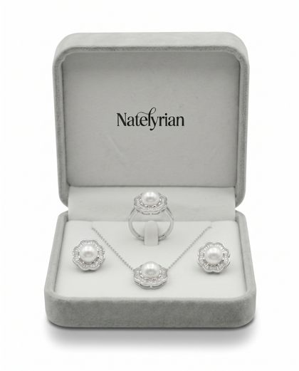 Freshwater Pearl Sunburst Stud Gift Sets by Natelyrian