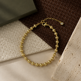 18K Gold Plated Bean Bracelet alternate view