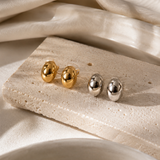 18K Gold/Silver Plated Little Bean INS Stud Earrings product view 5