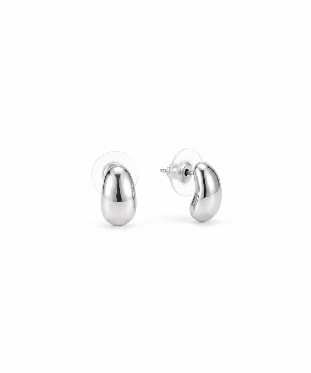 18K Gold/Silver Plated Little Bean INS Stud Earrings by Natelyrian