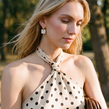 Tide Mosaic Mother of Pearl Earrings product view 5