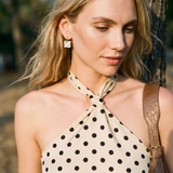 Tide Mosaic Mother of Pearl Earrings product view 6