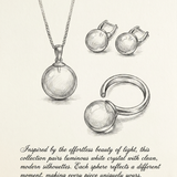 Silver Plated Natural White Crystal Ball Gift Sets product view 8