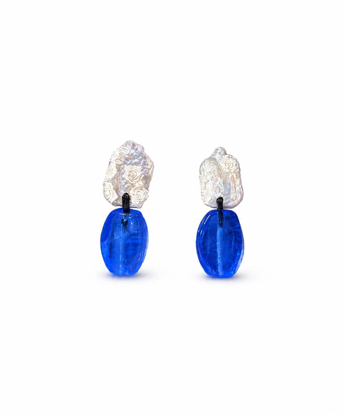 Modern Baroque Pearl Earrings product view 6