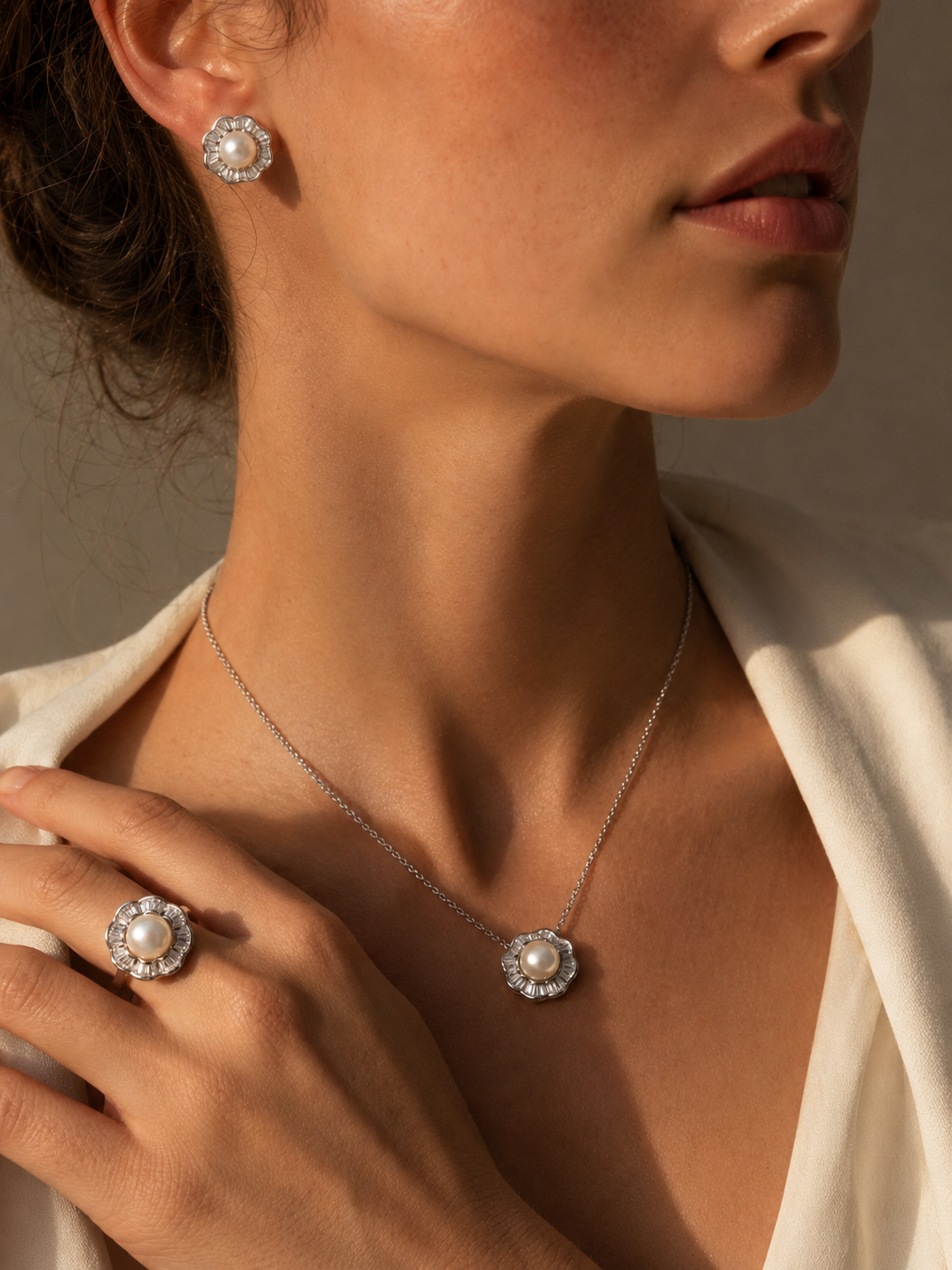 Freshwater Pearl Sunburst Stud Gift Sets alternate view