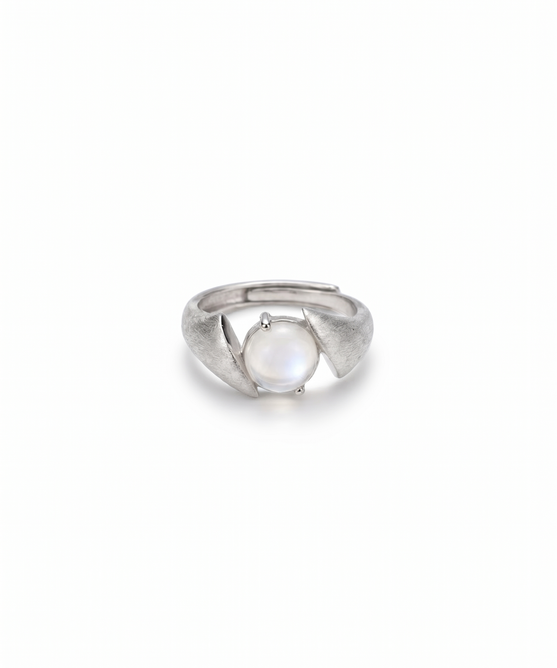 Silver Plated Grape Stone Adjustable Ring by Natelyrian