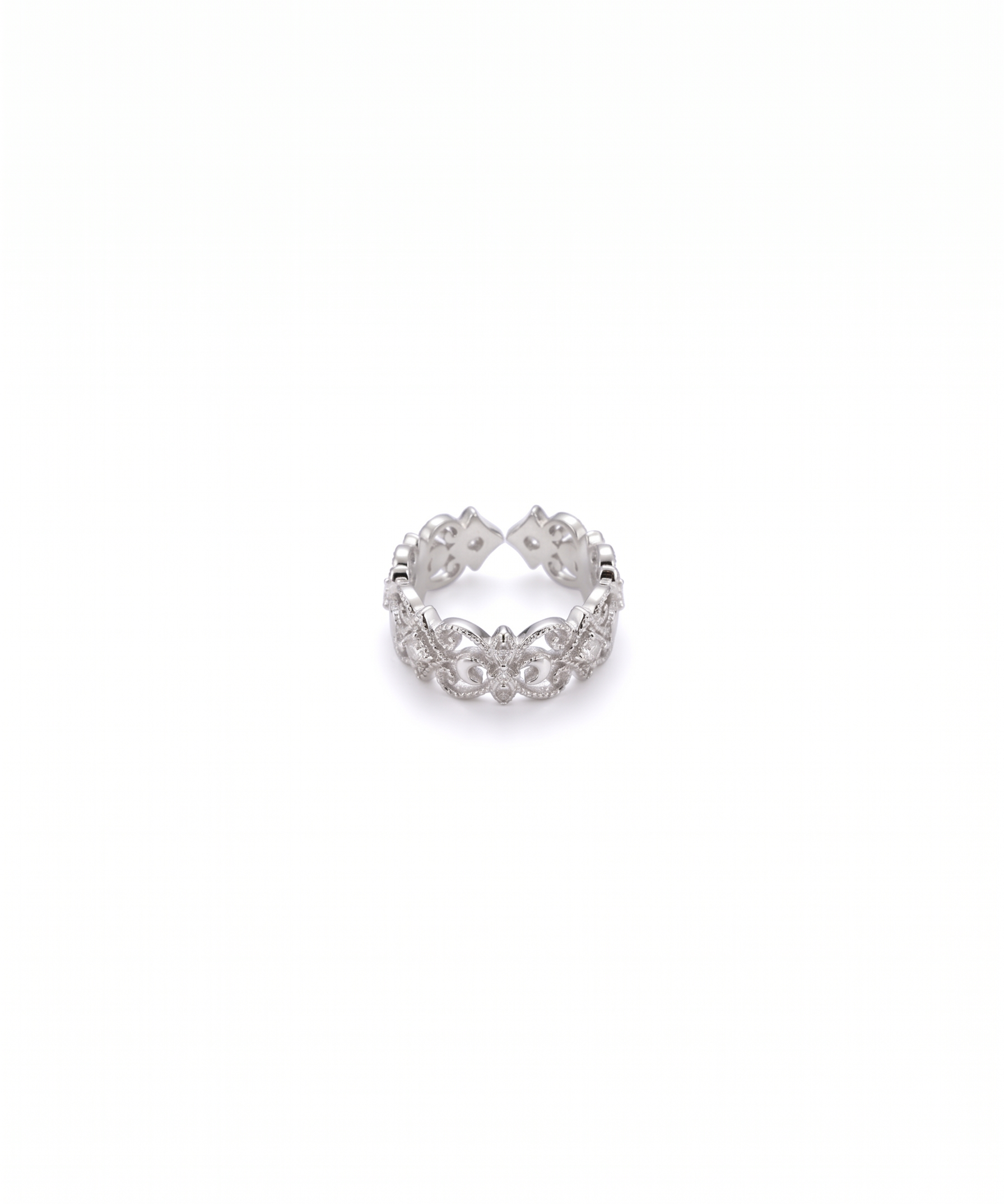 18K Gold Plated Filigree Open Ring product view 7
