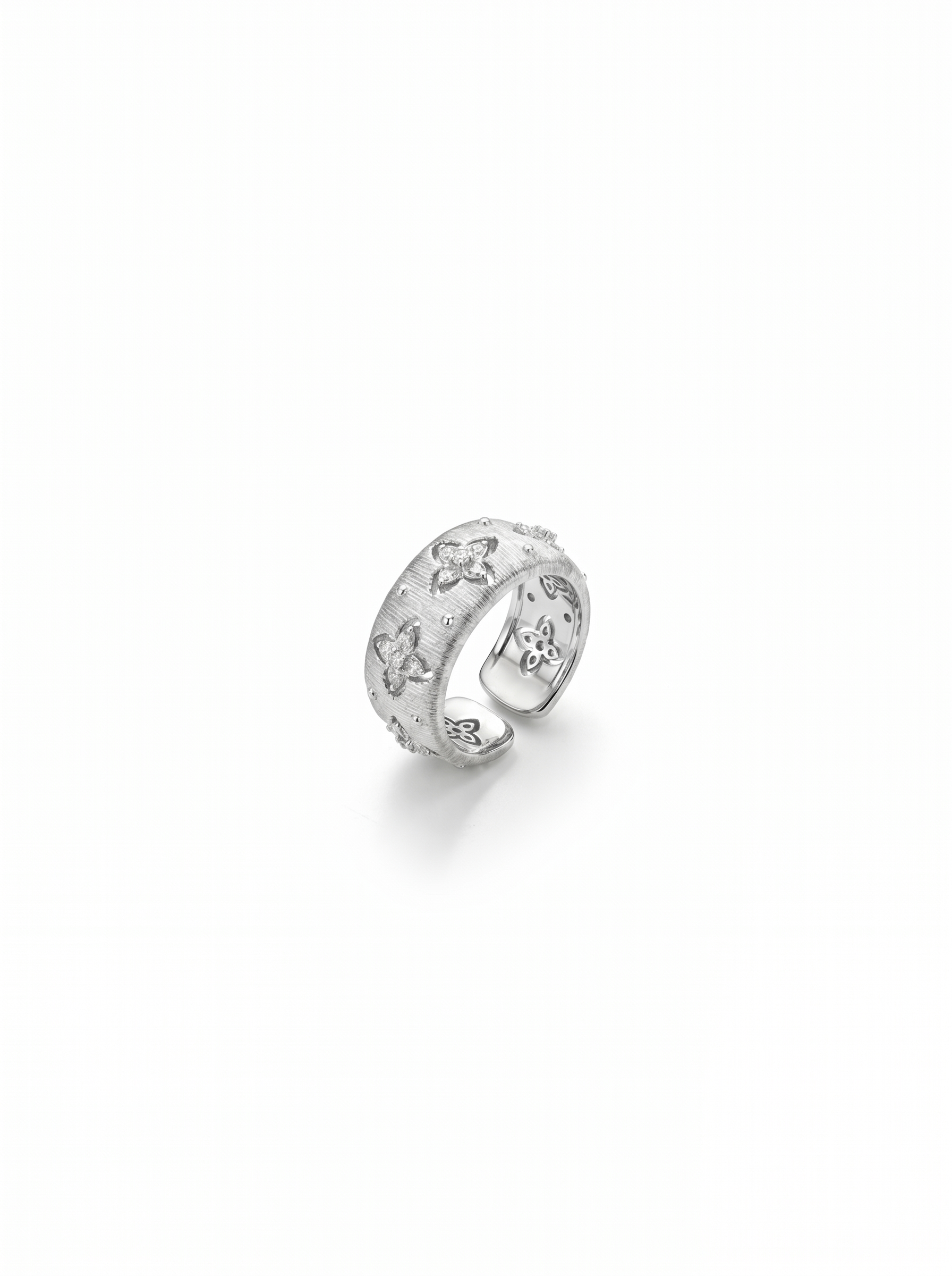 Silver Plated Cubic Zirconia Handmade Rings by Natelyrian